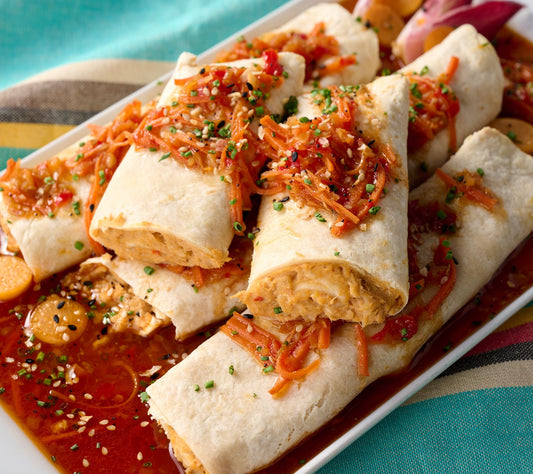 Jane Foodie (14) 5-oz Enchiladas in Choice of Beef or Chicken