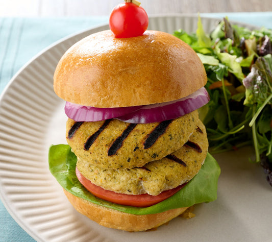 Grateful Eats (20) 4-oz Chicken & Veggie Blend Burger Patties
