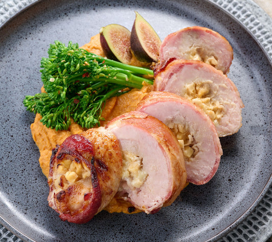 Family Farms (6) 14-oz Stuffed Bacon Wrapped Pork Loins