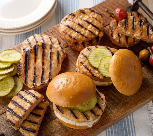 Family Farms (16) 5.3-oz Bacon & Cheese Stuffed Chicken Patties
