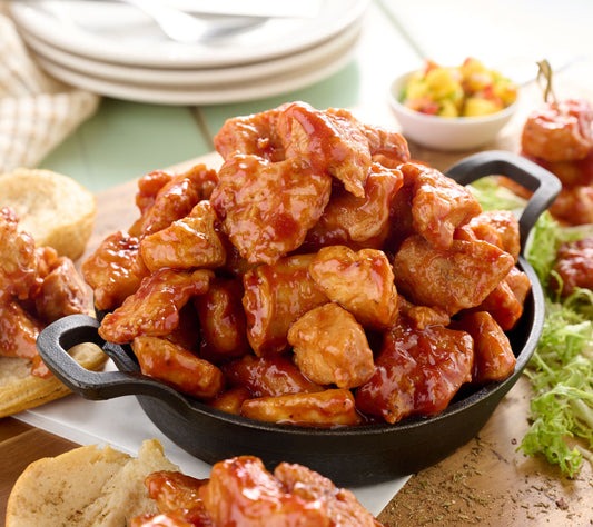 Corky's BBQ 8-lbs of Seasoned Chicken Bites w/ Honey BBQ