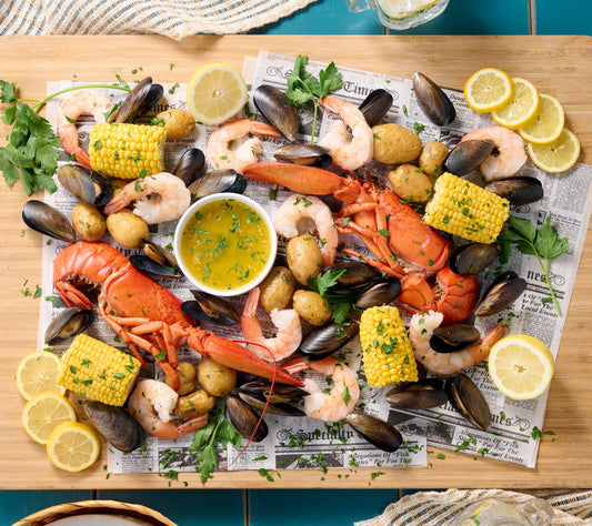 Egg Harbor 4-lb Seafood Boil with Lemon Garlic Butter