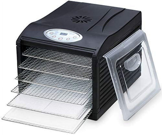 samson"silent" dehydrator with 6 stainless steel trays