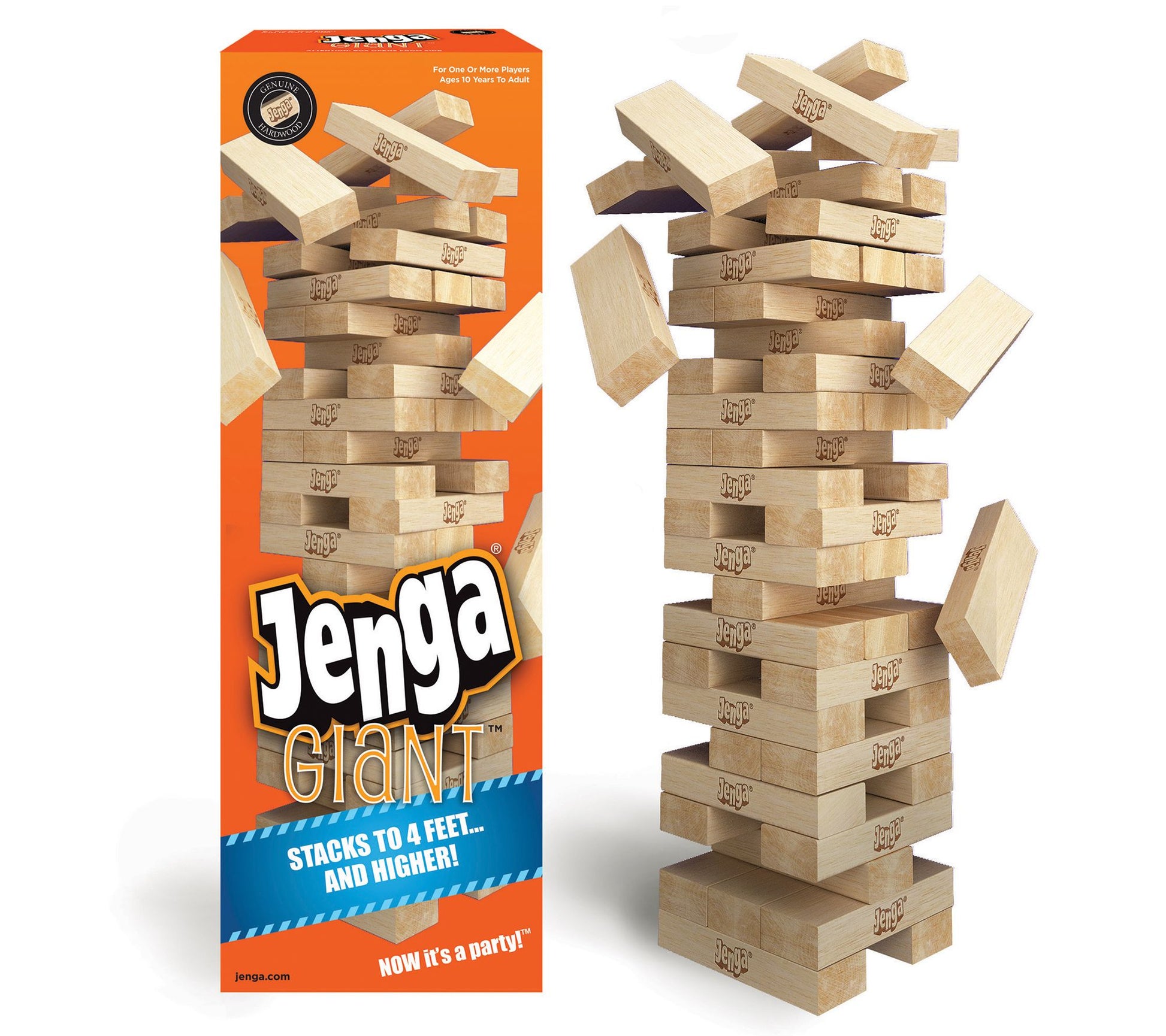 Jenga Genuine Hardwood Jenga Giant Family Game