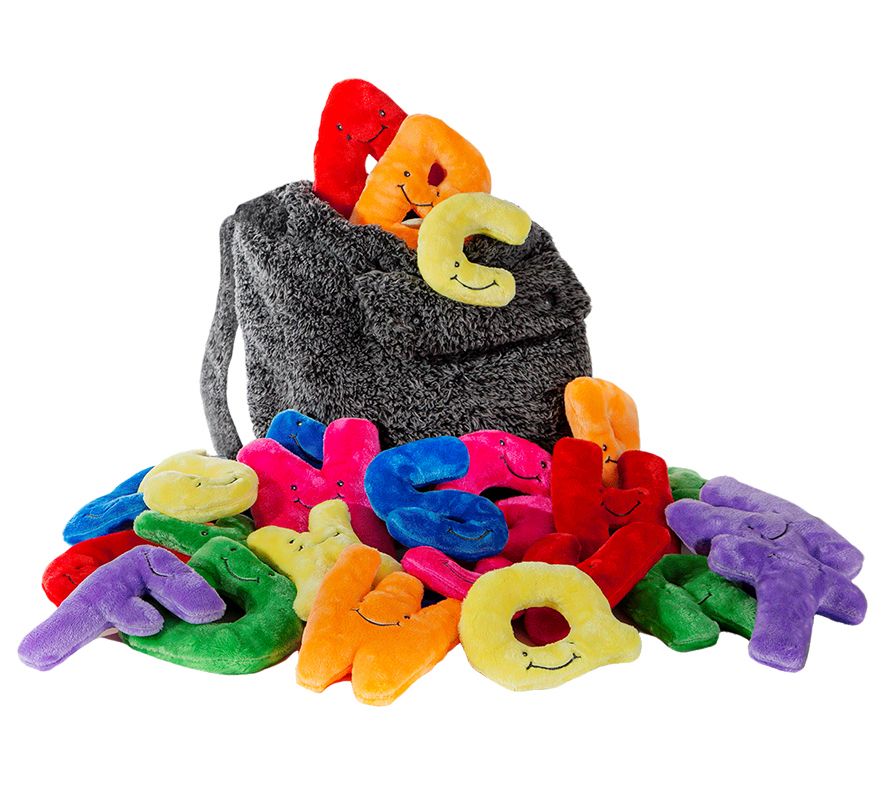 Alphapals Rainbow Letter Backpack Set