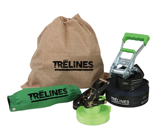 Treslines Classic Slackline 50 ft Ratchet