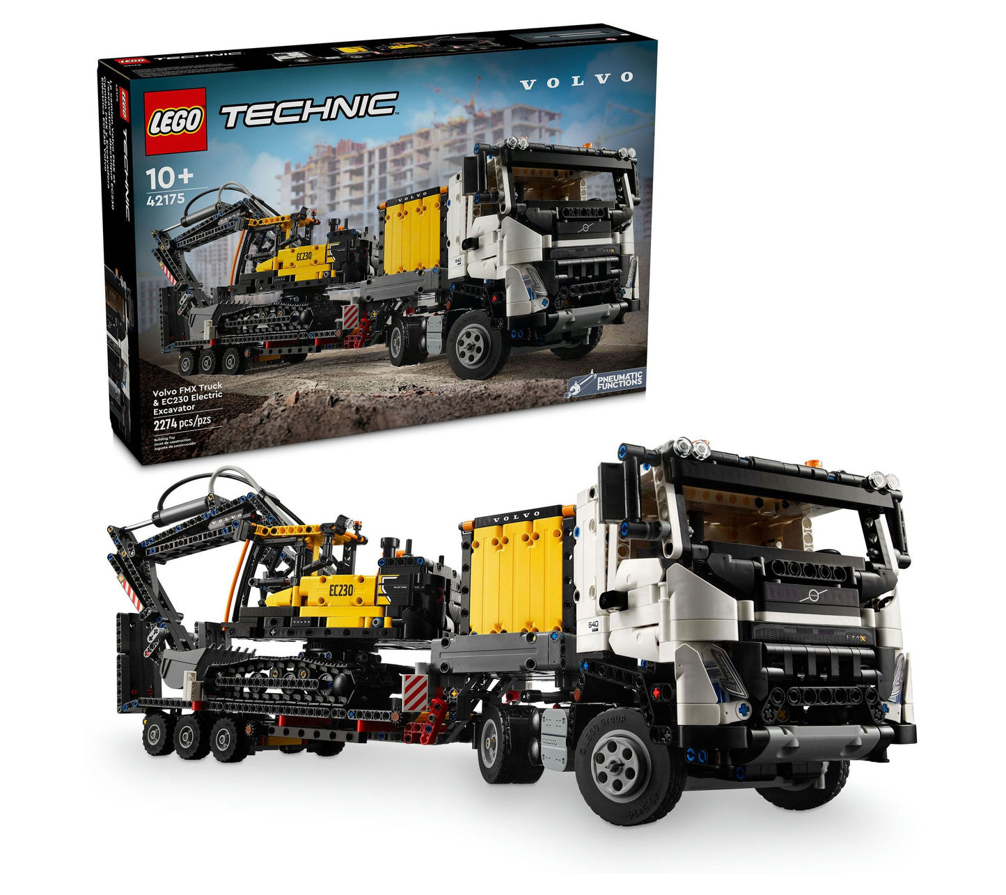 LEGO Technic Volvo FMX Truck & EC230 Electric Excavator