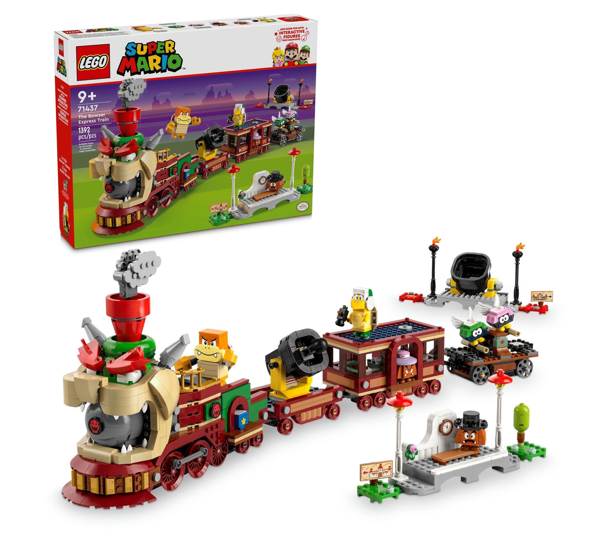 LEGO Super Mario The Bowser Express Train Playset