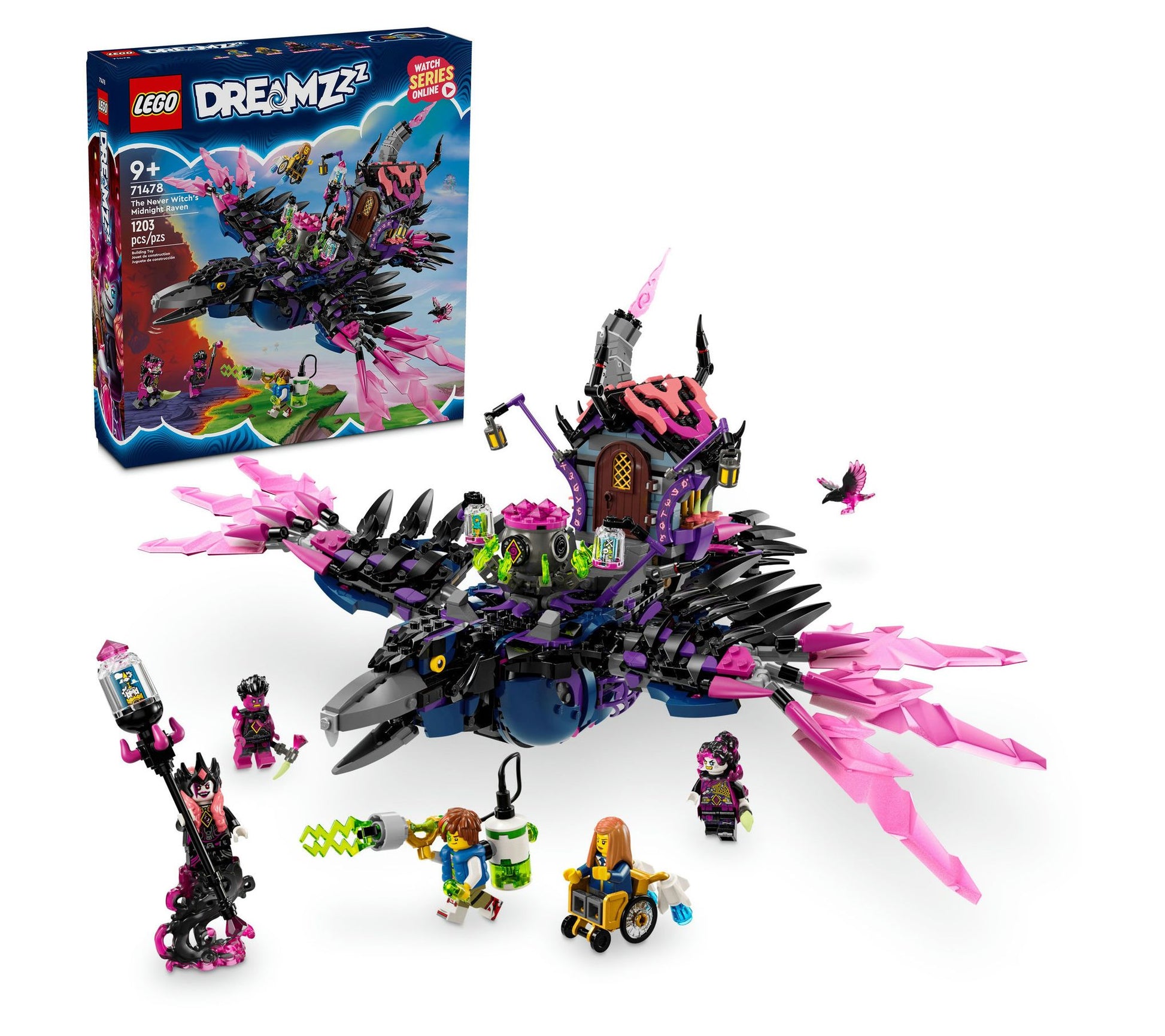 LEGO DREAMZzz The Never Witch's Midnight RavenToy