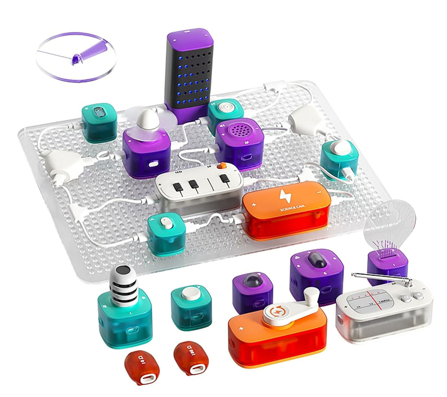 Hape Science Can Block Circuit Super Kit - Physical Sciences