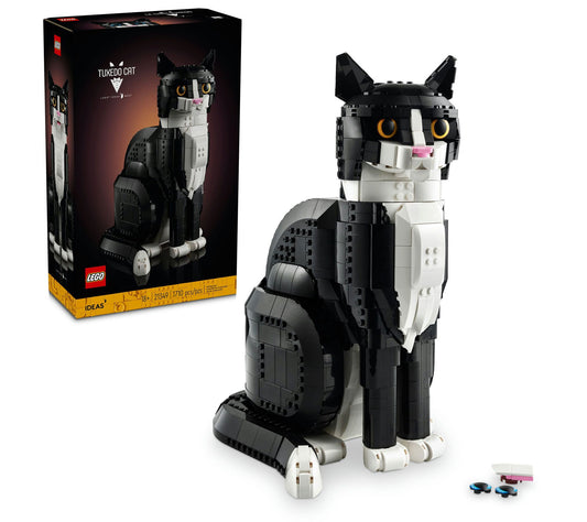LEGO Ideas Tuxedo Cat Gift Idea for Animal-Lovers 21349