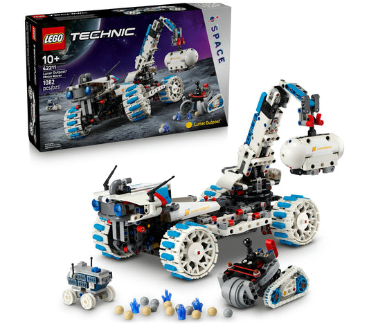 LEGO Technic Lunar Outpost Moon Rover Space Vehicle Set STEM T