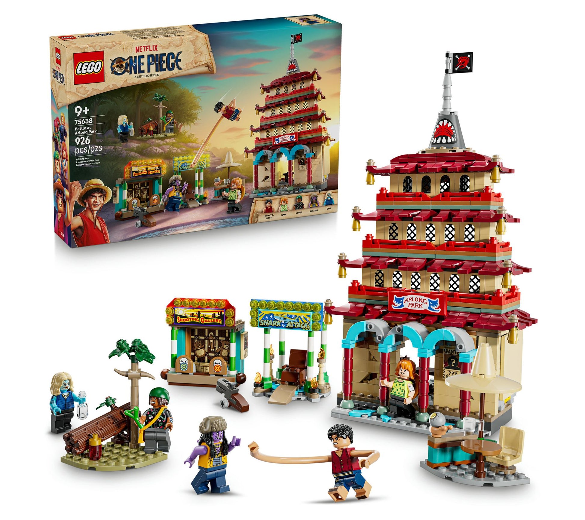 LEGO ONE PIECE Battle at Arlong Park Interactive Pirate Toy Bu