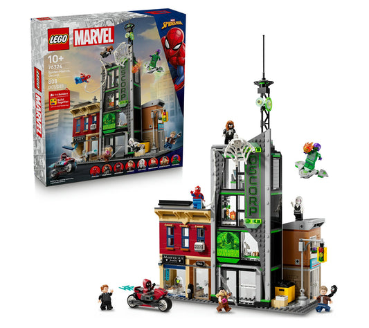 LEGO  Marvel Spider-Man vs. Oscorp Kids' SuperHero Building K