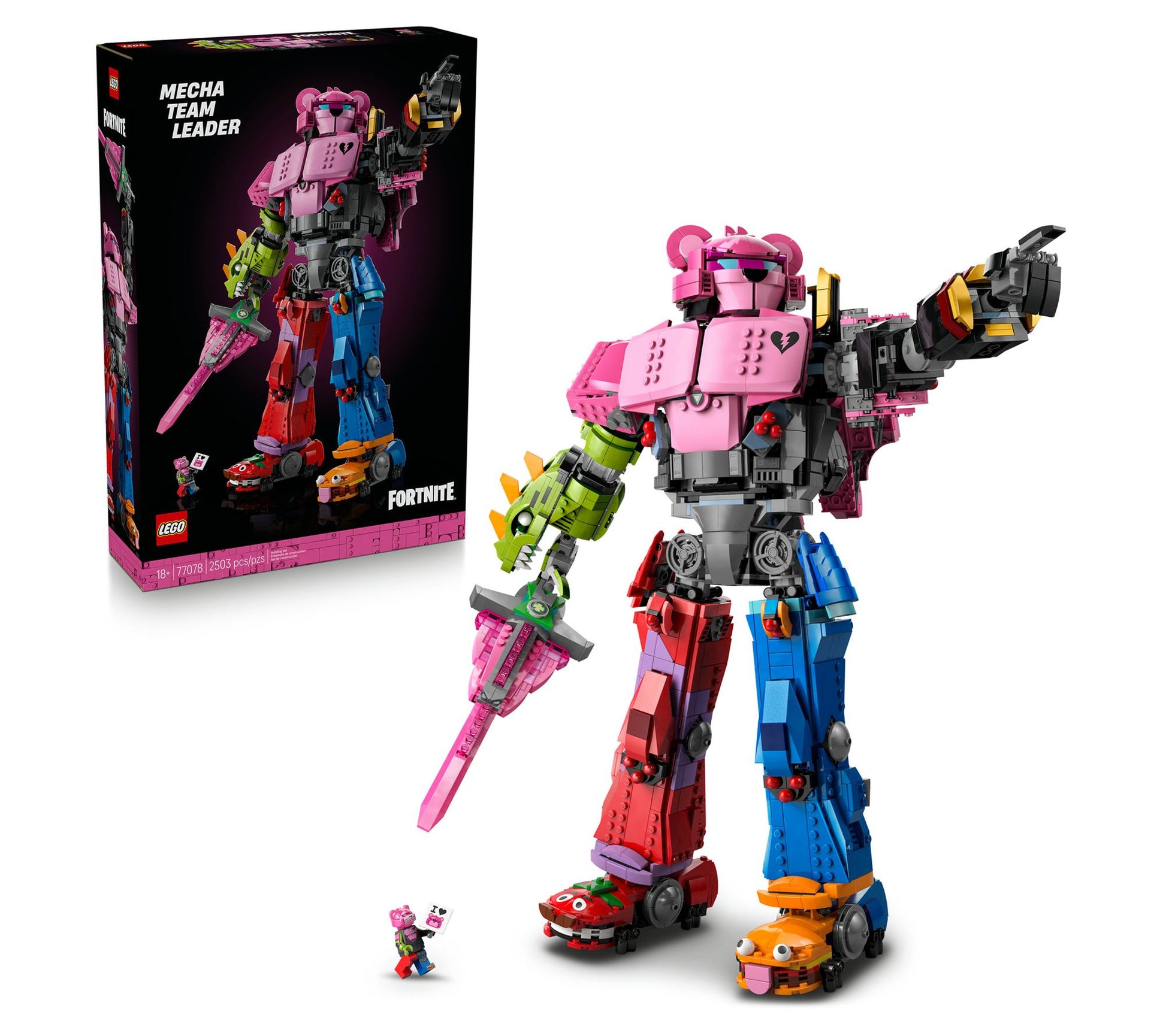 LEGO Fortnite Mecha Team Leader Building Set for Adults