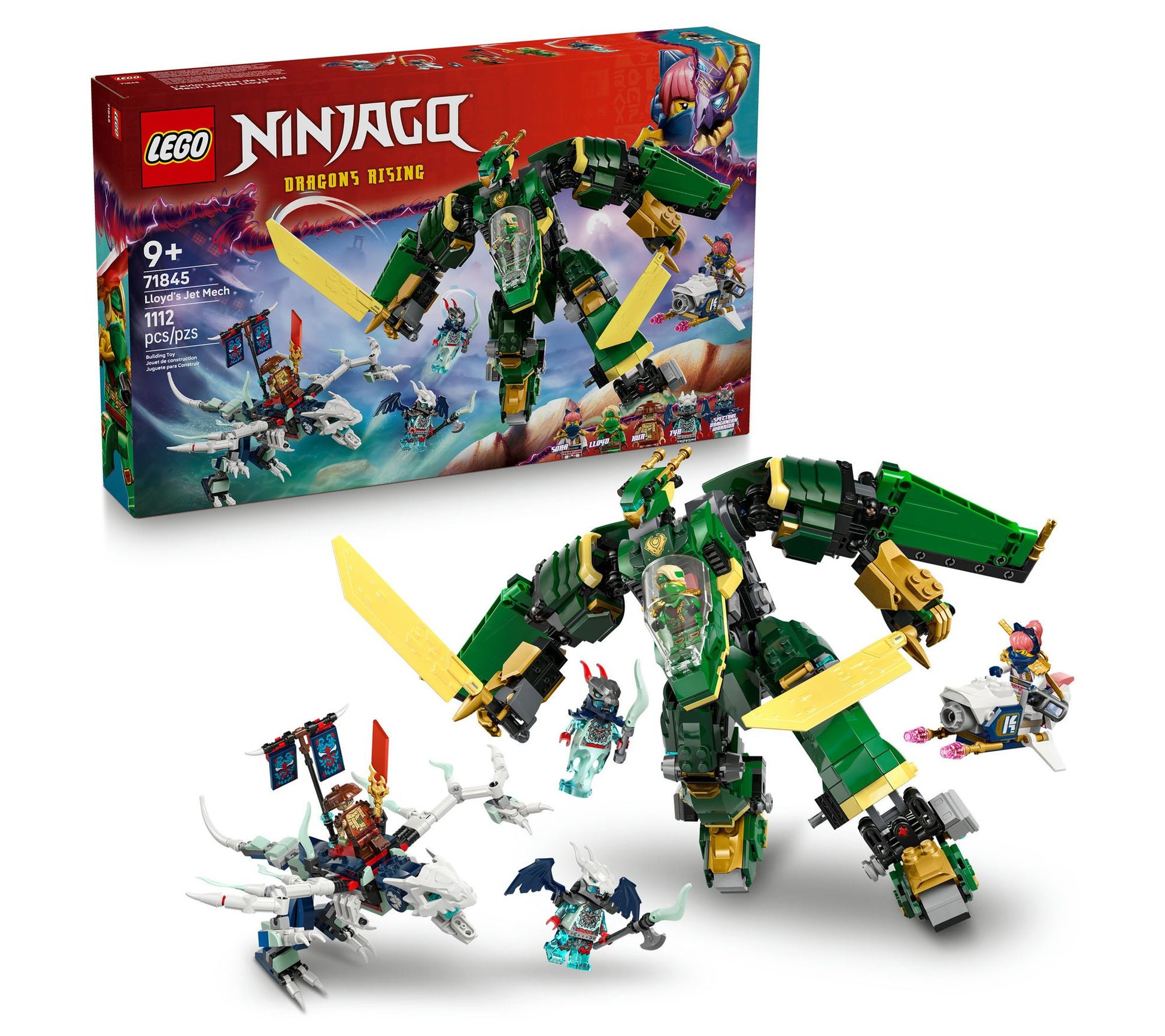 LEGO NINJAGO Lloyd's Jet Mech Ninja Toy Building Kit