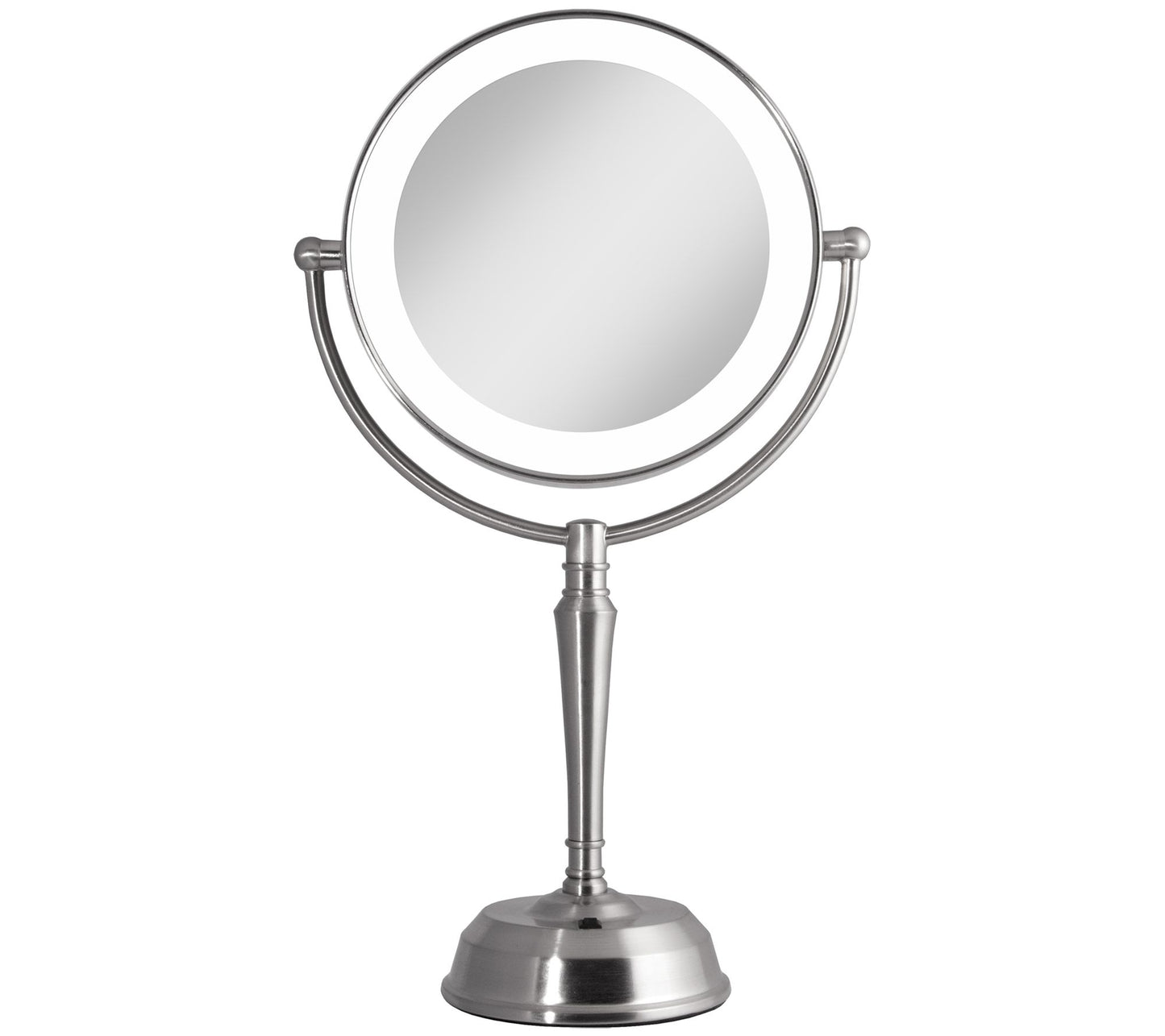 Zadro Rechargeable Cordless, LED Lighted  1X/10X Vanity Mirro