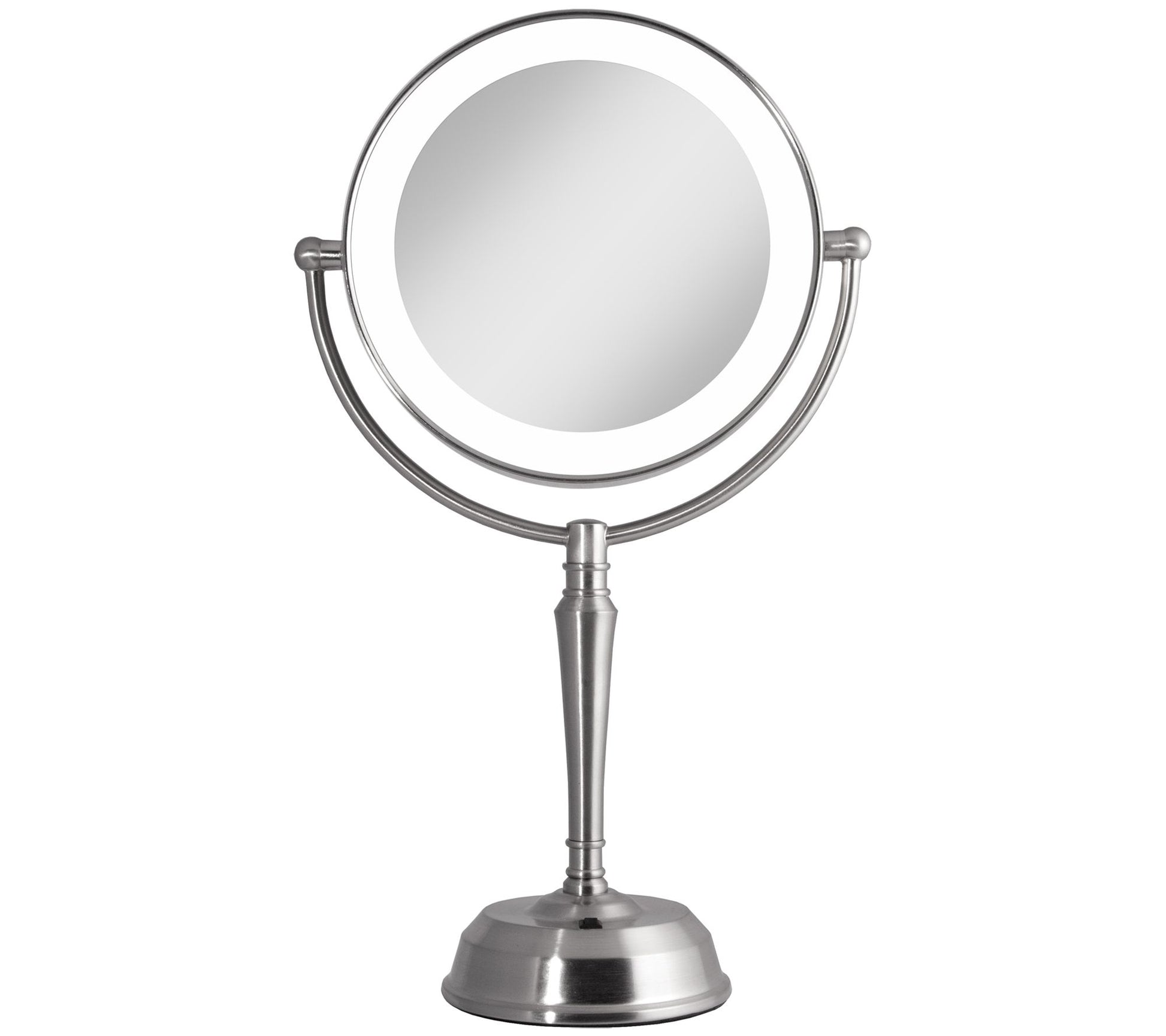 Zadro Rechargeable Cordless, LED Lighted  1X/10X Vanity Mirro