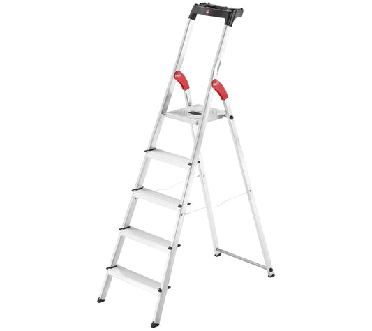 The Hailo L60 ladder 5-Step Aluminum Step Ladder