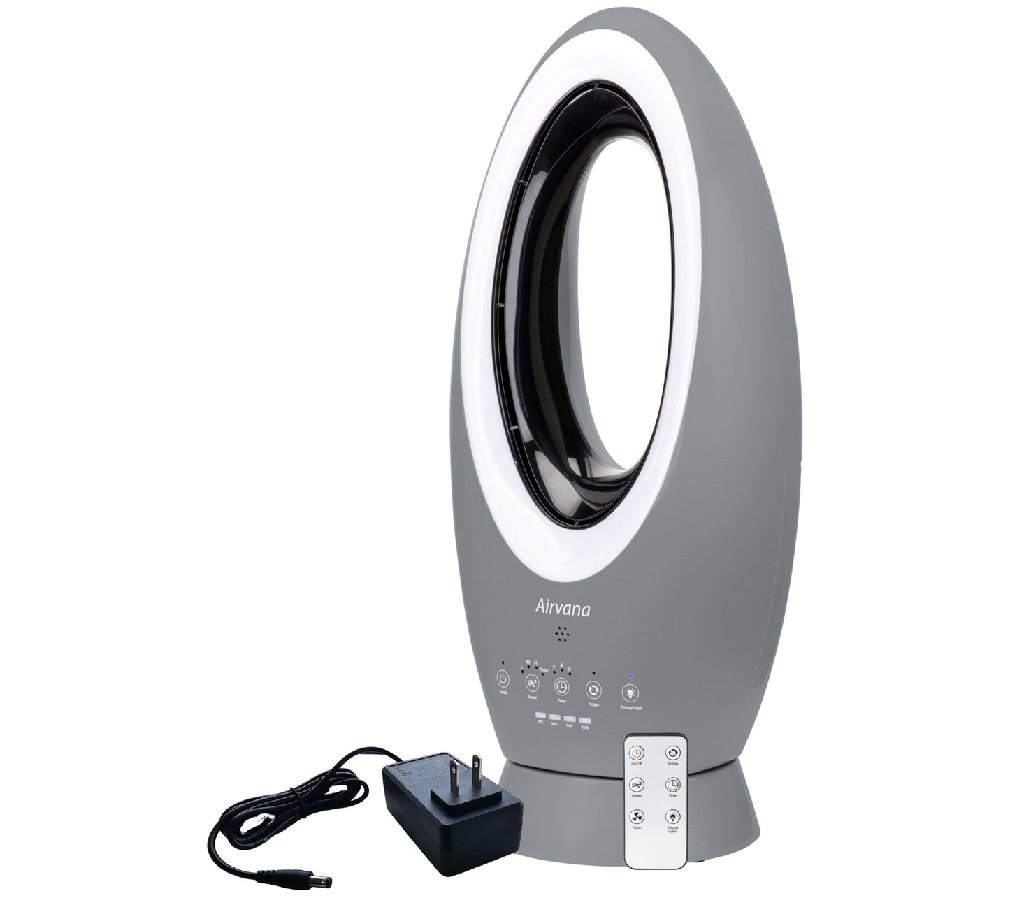 Airvana Cordless Indoor/Outdoor 4-Speed Bladeless Fan